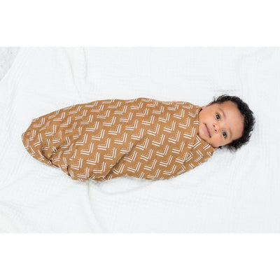 Lulujo swaddle 2-pack Black Birds & Mudcloth