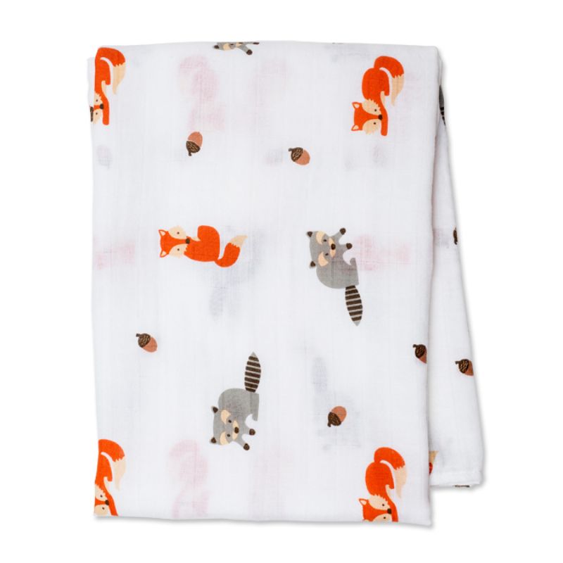 Lulujo swaddle large Forest Friends