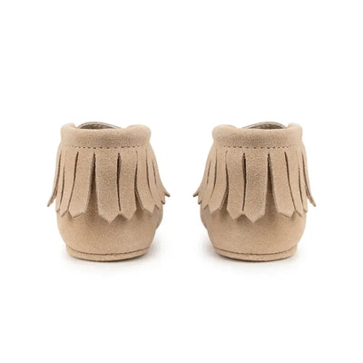 Mavies babyslofjes Fringe Boots Beige