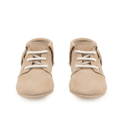 Mavies babyslofjes Fringe Boots Beige