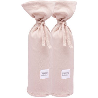 Meyco kruikenzak  Basic Jersey Soft Pink 2-pack