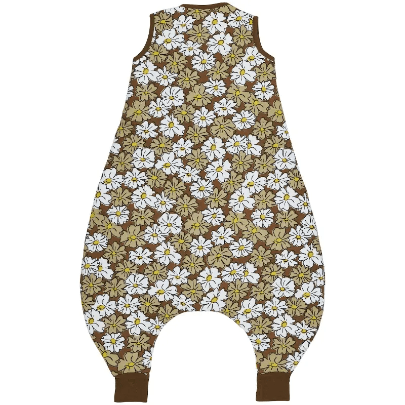 Meyco slaapzak jumper Vintage Flower chocolate