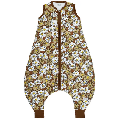 Meyco slaapzak jumper Vintage Flower chocolate