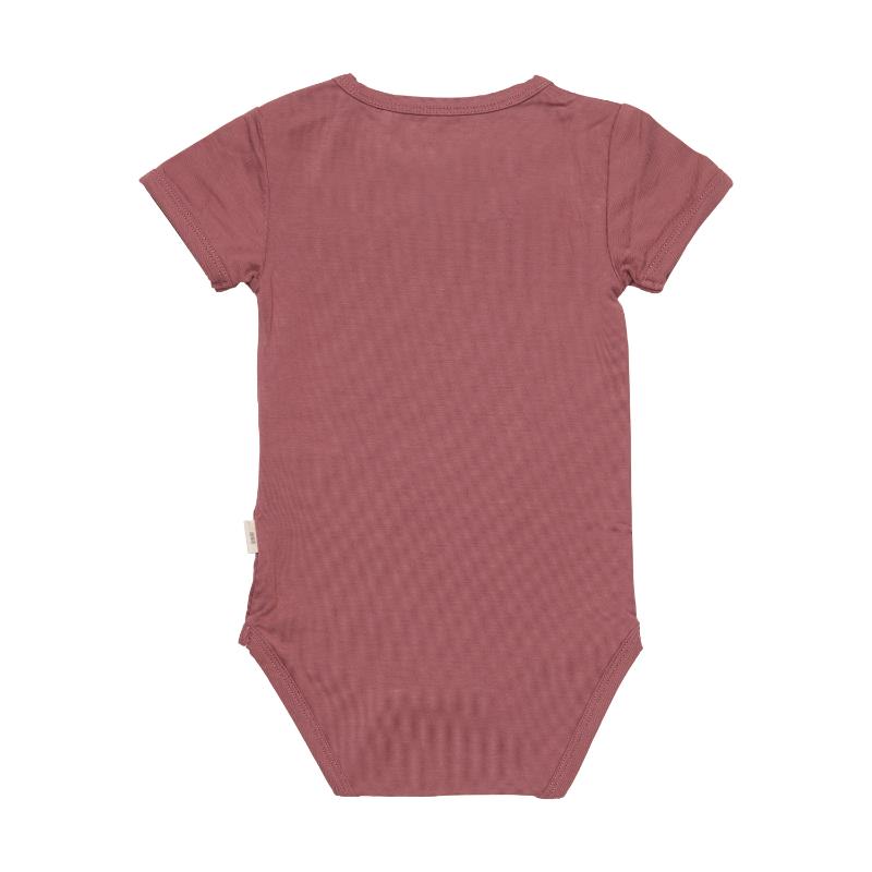 Minymo romper korte mouw Rose Brown