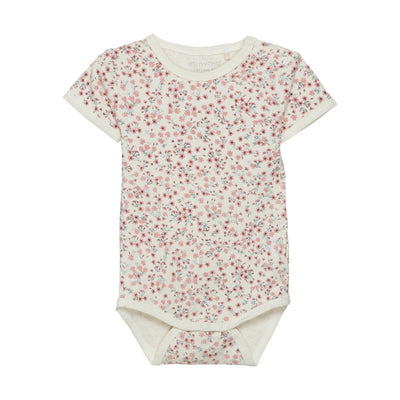 Minymo romper korte mouw Rose Tan