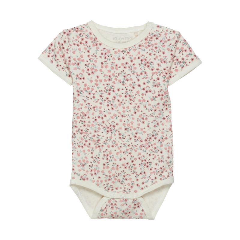 Minymo romper korte mouw Rose Tan