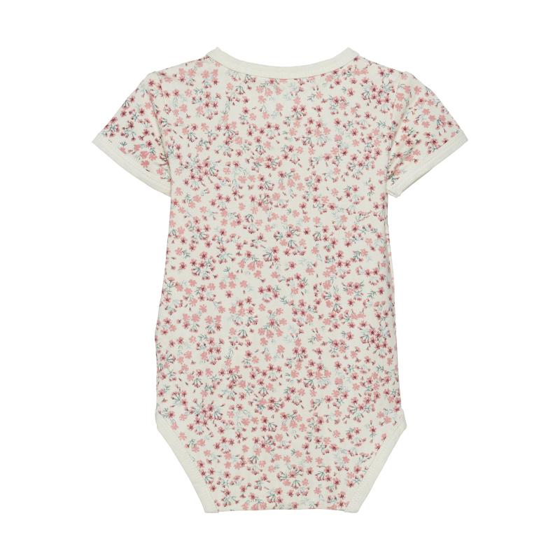 Minymo romper korte mouw Rose Tan