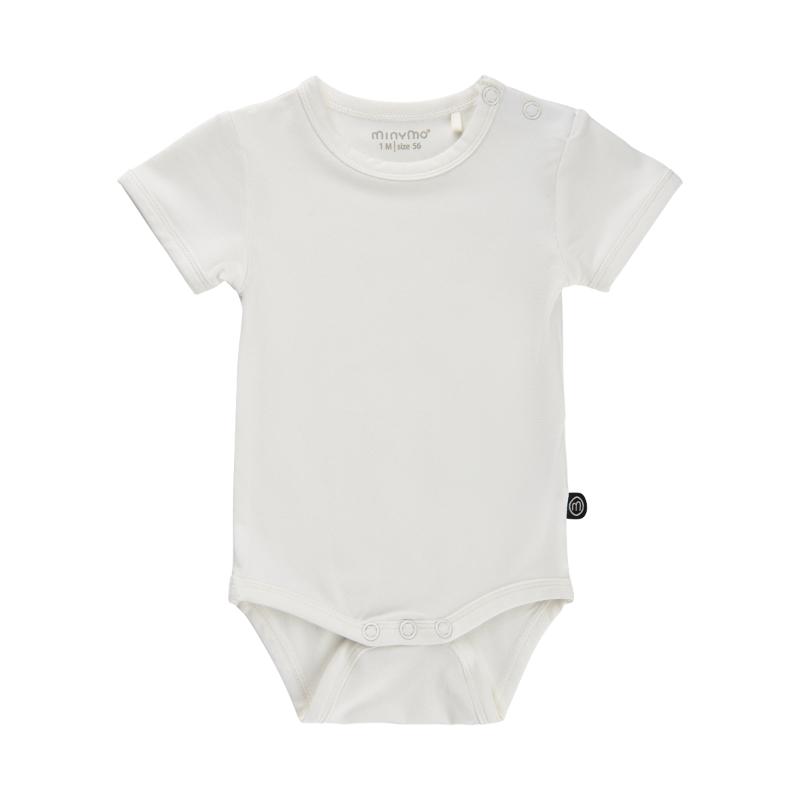 Minymo romper korte mouw White