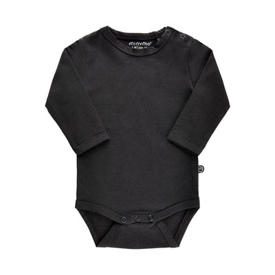 Minymo romper lange mouw Black