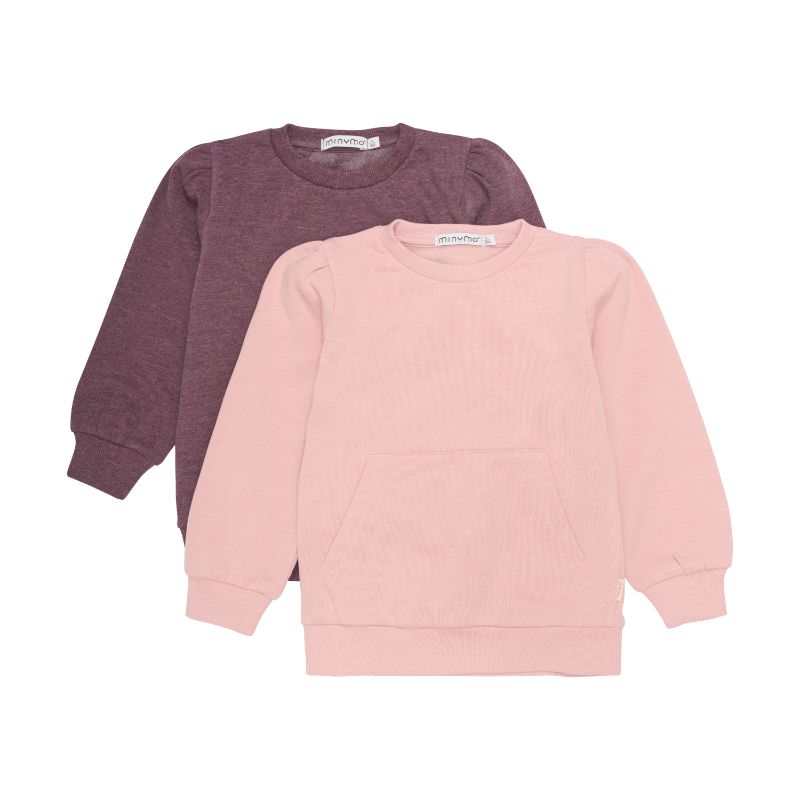 Minymo sweatshirt meisjes (2-pack) Misty Rose