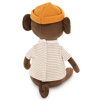 Orange Toys knuffel aap met oranje pet