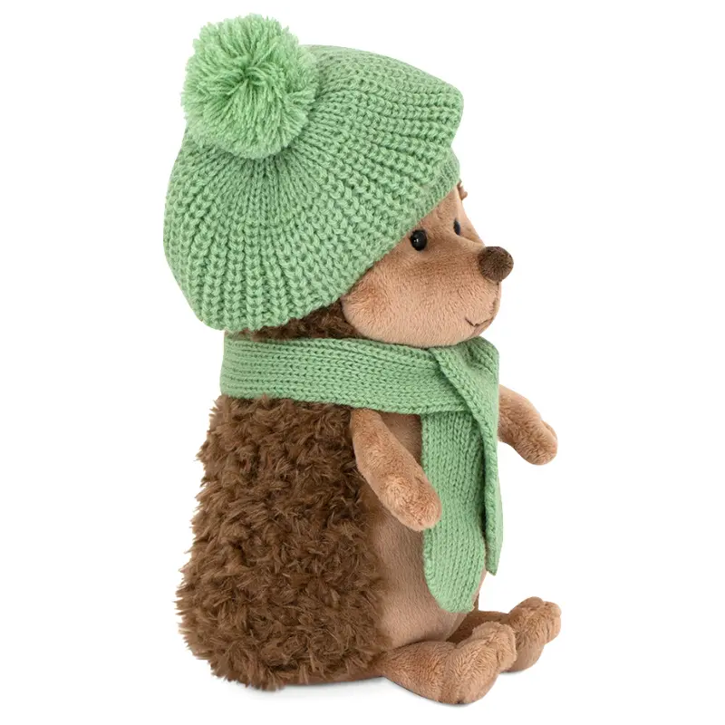 Orange Toys knuffel egel met baret