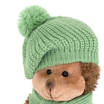 Orange Toys knuffel egel met baret