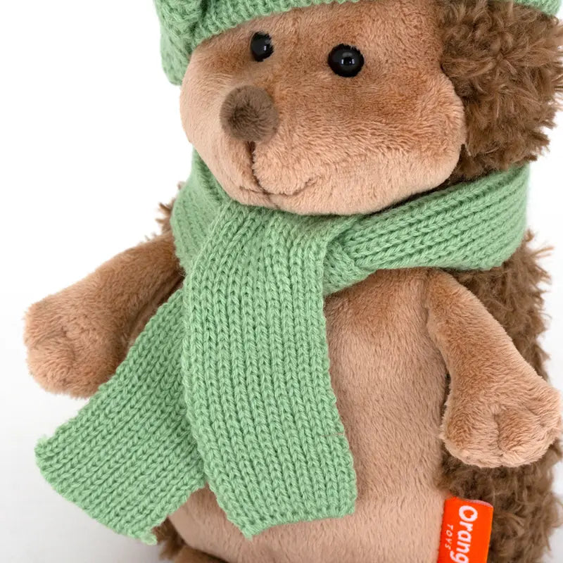 Orange Toys knuffel egel met baret