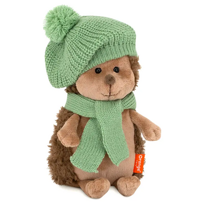 Orange Toys knuffel egel met baret