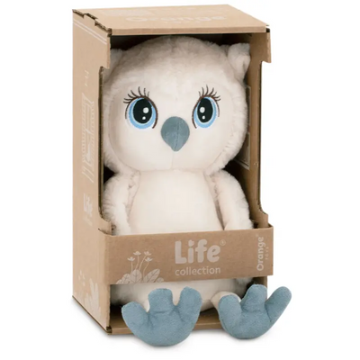 Orange Toys knuffel uil creme