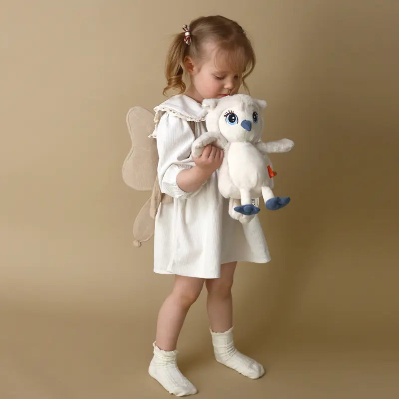 Orange Toys knuffel uil creme