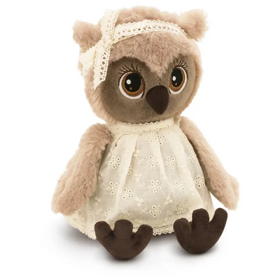 Orange Toys knuffel uil met jurk