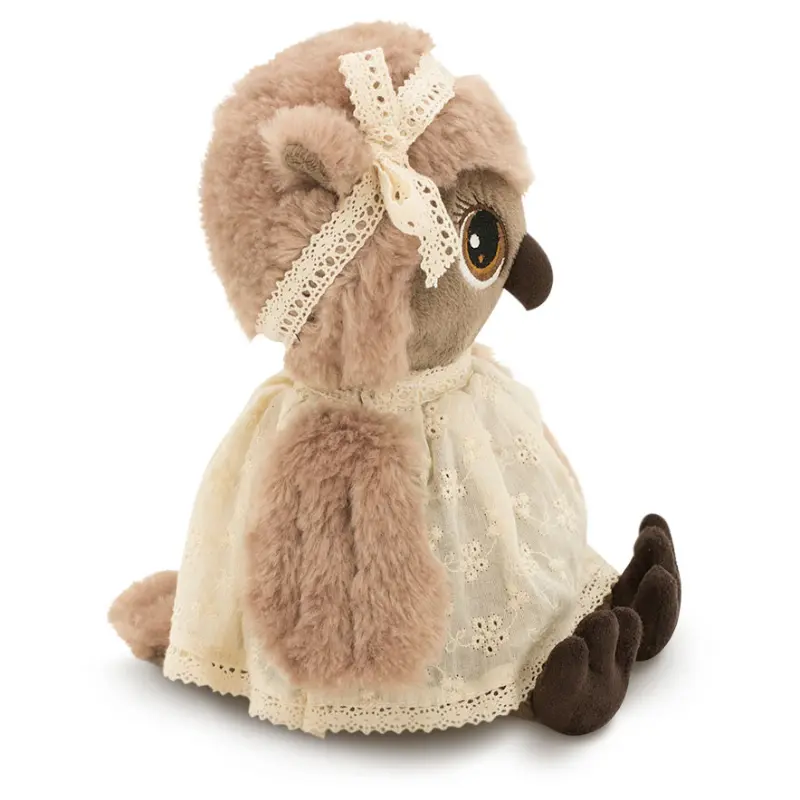 Orange Toys knuffel uil met jurk