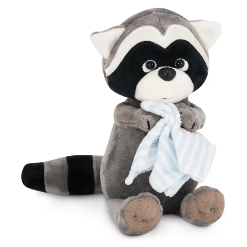 Orange Toys knuffel wasbeer met handdoek