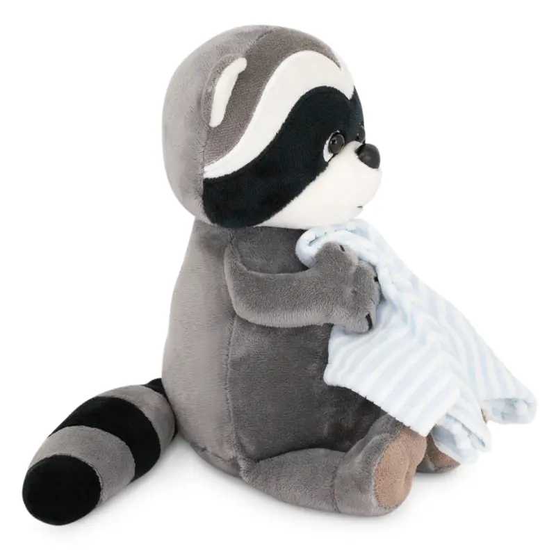 Orange Toys knuffel wasbeer met handdoek