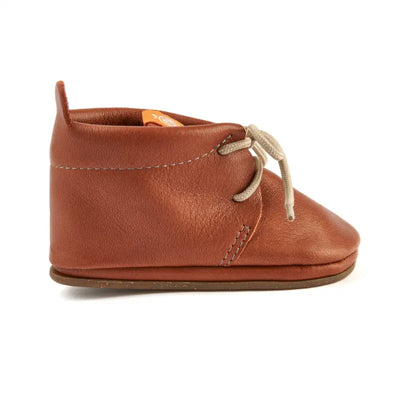 Orangenkinder babyslofjes Amigo Lace Up Uni Brown