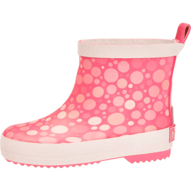 Playshoes halfhoge regenlaarzen Dots Coral