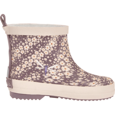 Playshoes halfhoge regenlaarzen Flowers Violet