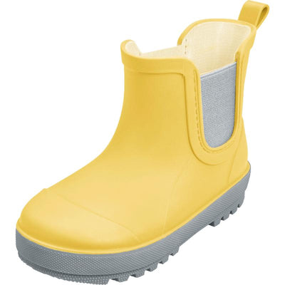 Playshoes halfhoge regenlaarzen uni geel