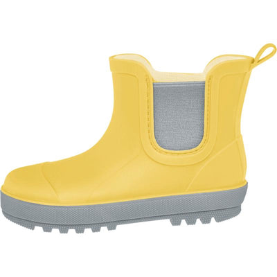 Playshoes halfhoge regenlaarzen uni geel