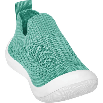 Playshoes pantoffels gebreid uni mintgroen