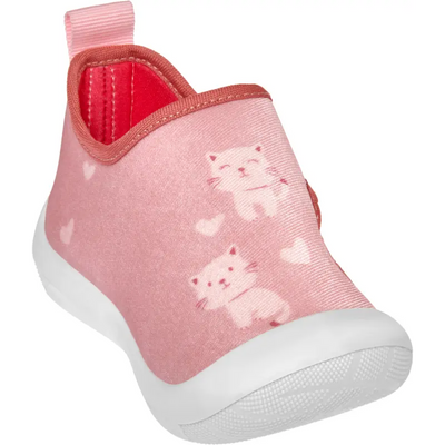 Playshoes pantoffels kat lichtroze