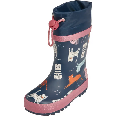 Playshoes regenlaarzen Cats Navy