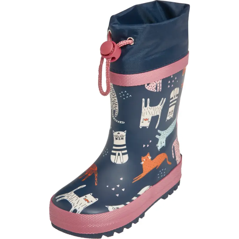Playshoes regenlaarzen Cats Navy