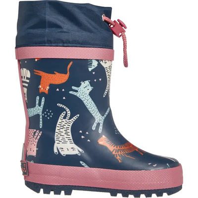 Playshoes regenlaarzen Cats Navy