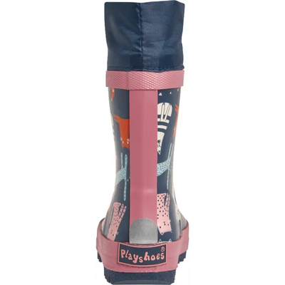 Playshoes regenlaarzen Cats Navy