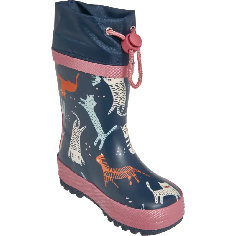 Playshoes regenlaarzen Cats Navy