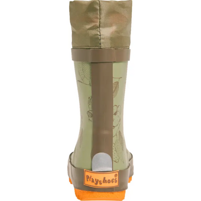 Playshoes regenlaarzen Raccoon Olive
