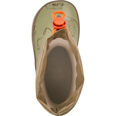 Playshoes regenlaarzen Raccoon Olive