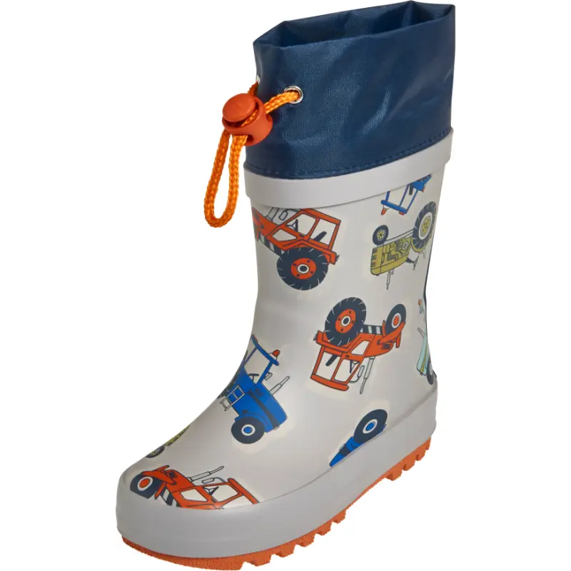 Playshoes regenlaarzen Tractor Navy