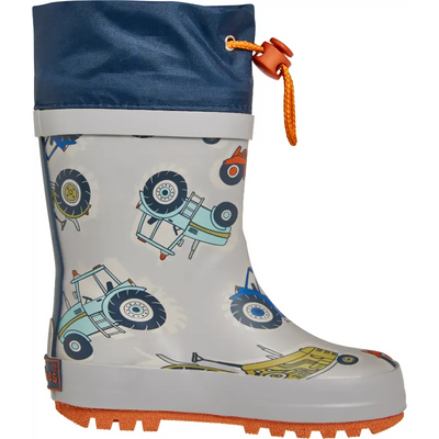 Playshoes regenlaarzen Tractor Navy
