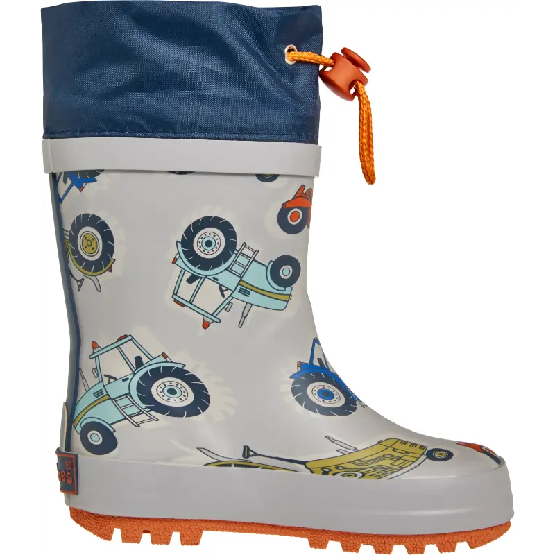 Playshoes regenlaarzen Tractor Navy