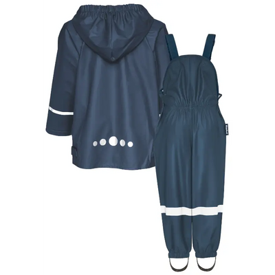 Playshoes regenpak 2-delig marine uni