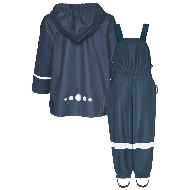 Playshoes regenpak 2-delig marine uni