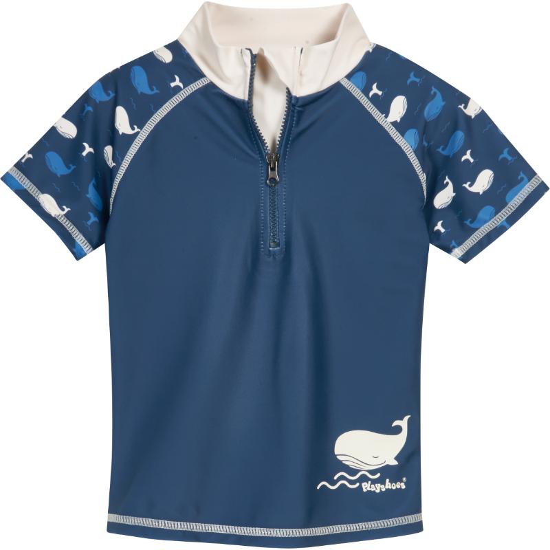 Playshoes tweedelige zwemsuit Whale Navy