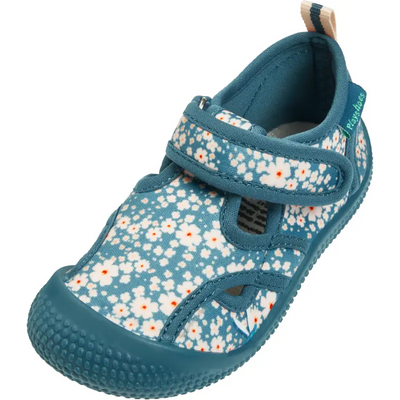 Playshoes waterschoentjes Flowers Petrol