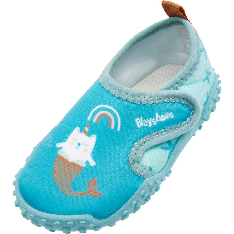 Playshoes waterschoentjes unicorn mermaid cat mint