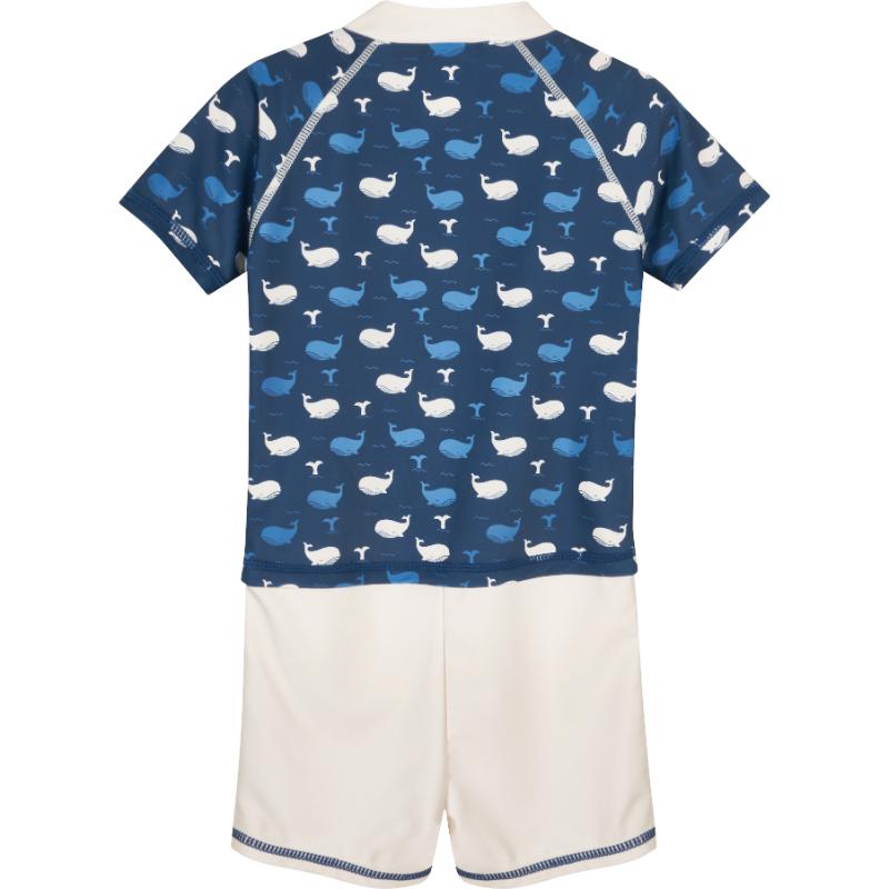 Playshoes zwempak Whale Navy