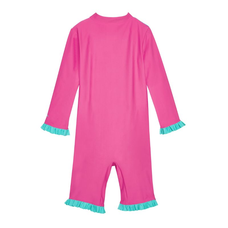 Playshoes zwempak lange mouw Zeemeermin Roze