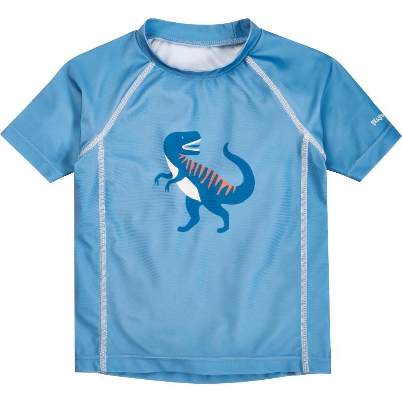 Playshoes zwemshirt korte mouw dino blauw